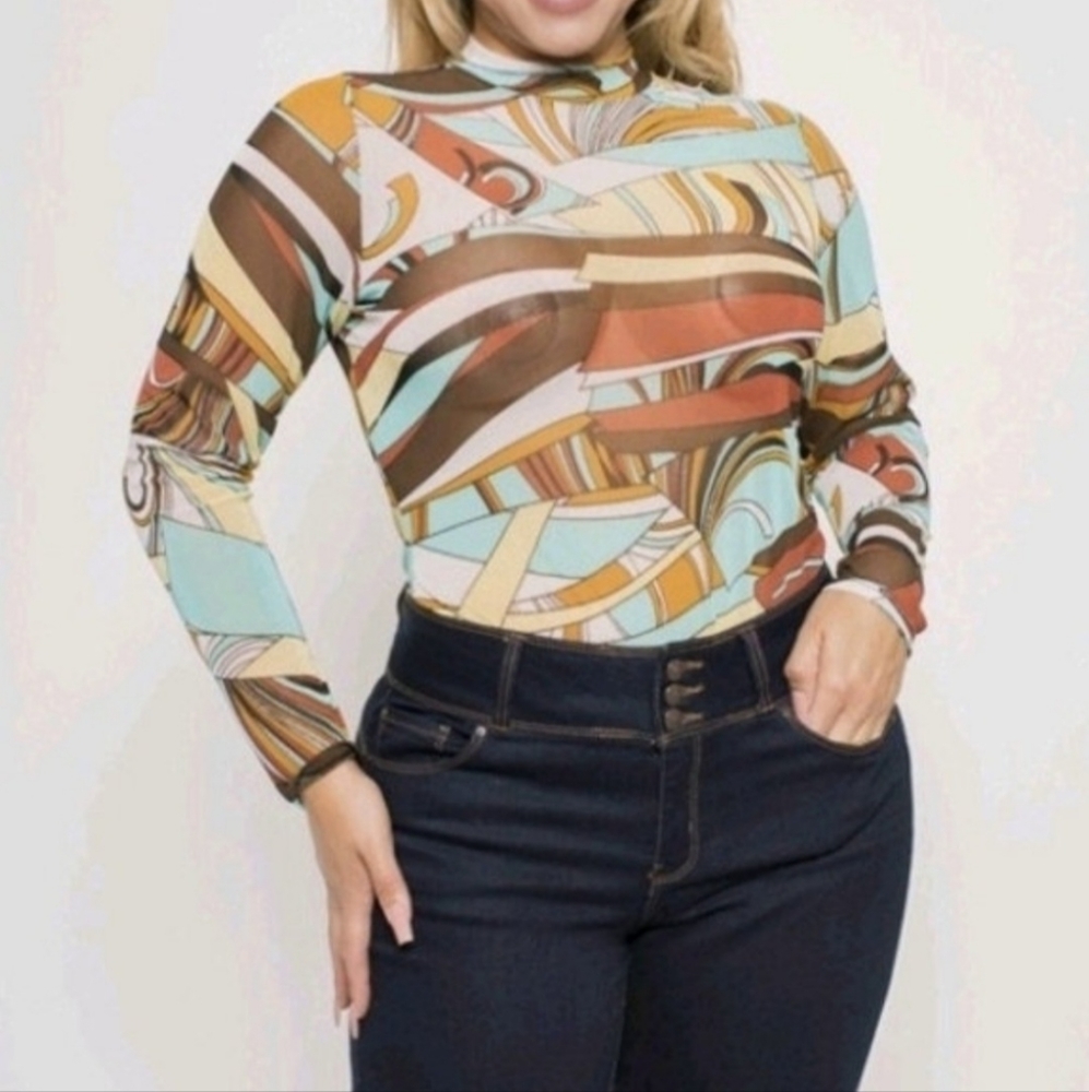 Bluebell Multicolored Bodysuit